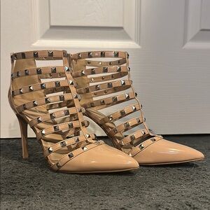 Studded Nude Heels